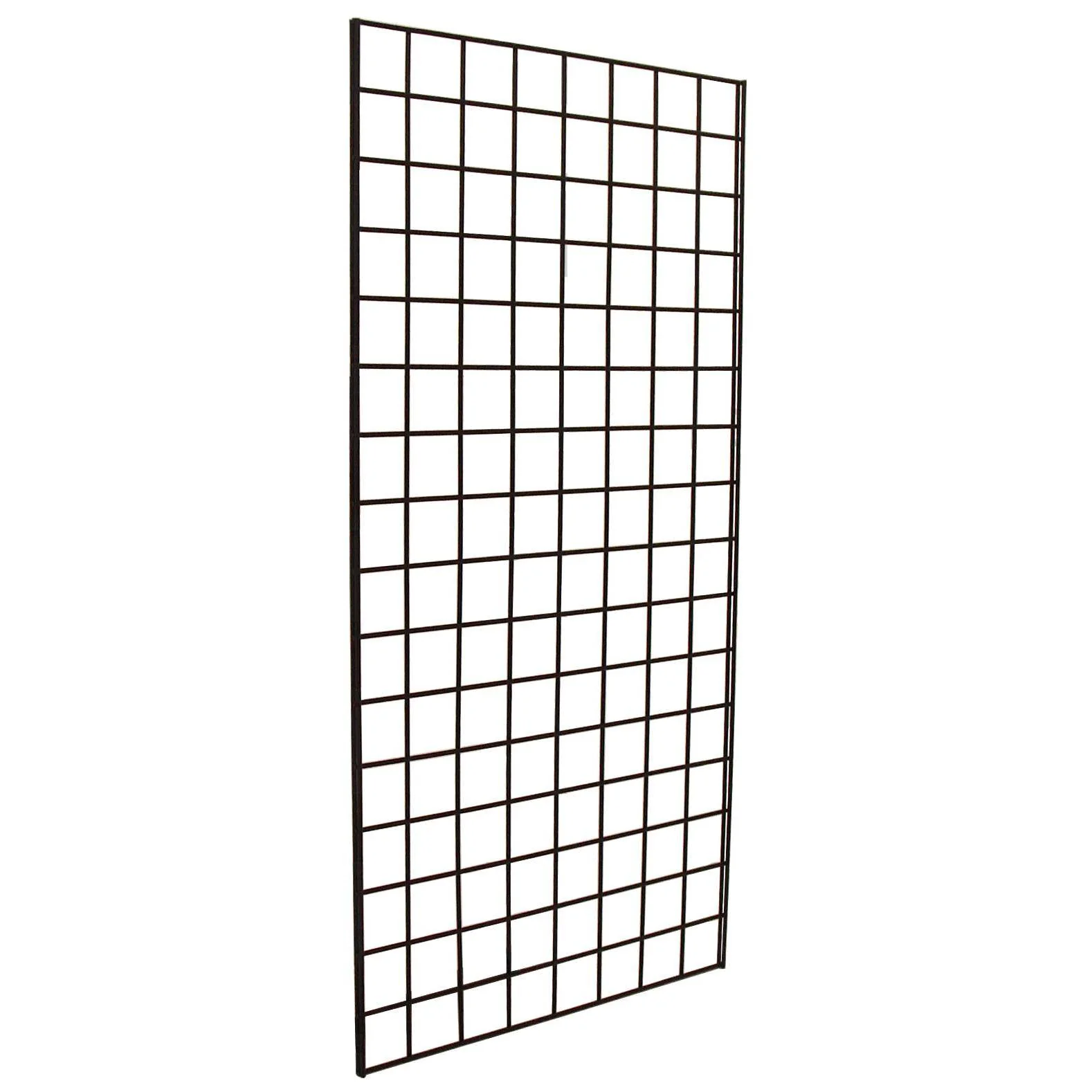 White Wire Grid Wall Hooks 12